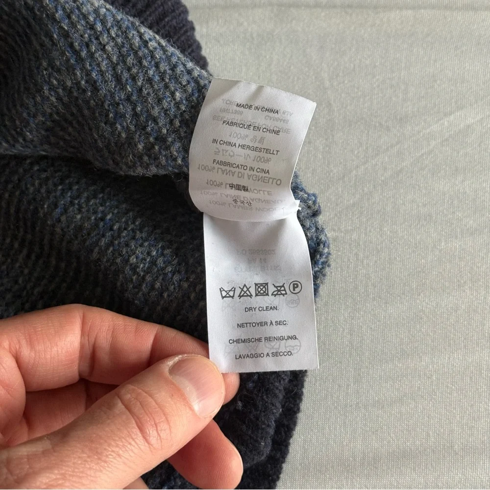 J.Crew Mens Lambswool‎ Sweater Medium Crewneck Preppy Business Casual Pullover